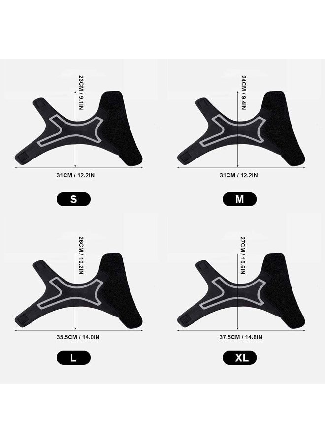 1 Pair Ankle Support Brace, Breathable Neoprene Sleeve, Adjustable Wrap for Men and Women, Elastic Sprain Foot Sleeve for Sports Protect, Plantar Fasciitis, Achilles tendonitis, Recovery（L） - Image 3